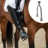 Odolné chromované koňské cyklistické ostruhy s ergonomickým krčkem pro lepší kontrolu a pohodlí