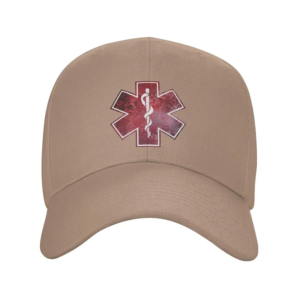 Men WomenEMS Star Hat Classic Logo Baseball Caps Adjustable Casual Headwear