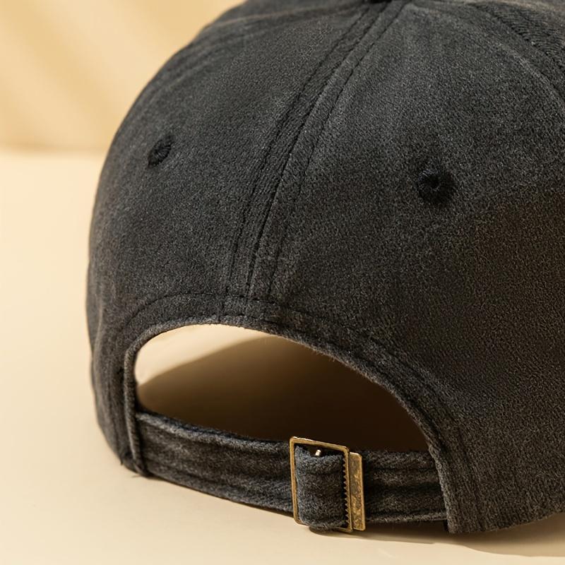 Line Basketball Print Baseball Cap Washed Curved Brim Hat Fashionable and Versatile Hip-hop Hat for Men and Women