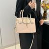 2025 Podzimní Minimalistická Retro Crossbody Taška přes Rameno s Krokodýlím Vzorem