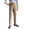 Neapel Gerade Herren Slim-Fit Neun-Punkte Anzughose: Lockere, knitterarme, leichte Business-Drapierhose