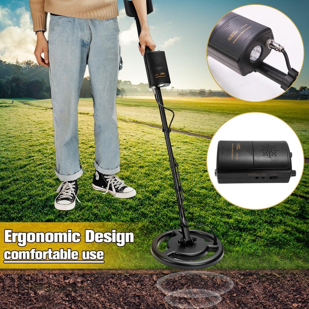 DC 5V Professional Metal Detector Waterproof Metal Detector Underground Search Depth Sensitive Search Gold Digger Treasure Hunter AR944M 3.0KG 1.5m