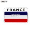 France National Flag 3D Metal Chrome Aluminium Alloy Decorative Emblem Adhesive Badge Sticker Decal Accessory