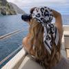 Neue Mode Leopardenmuster Seiden-Haarbänder Schal Damen 2026 Neues Elegantes Bandana Halstuch Haarbänder Foulard Damen Schals