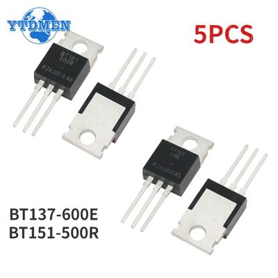 Kit transistor 5 pezzi TRIAC BT137-600E BT151-500R TO-220 BT137 BT151