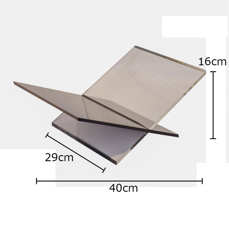 Minimalist Acrylic Transparent Bookshelf File Book Organizer Shelves Marble Base Magazine Holder Book Rack Modern Home Decor