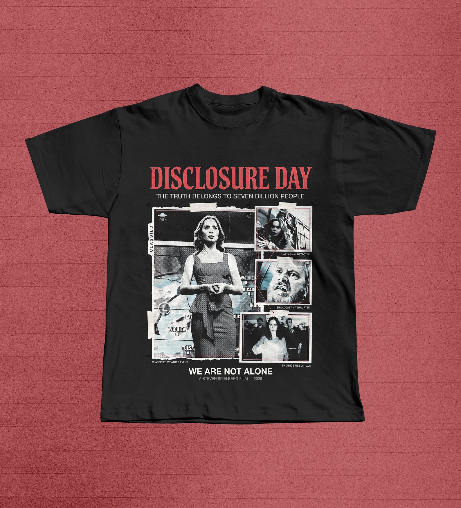 Disclosure Day 2026 Shirt, Vintage Sci Fi Thriller Tee, Alien Movie Lover Gift M