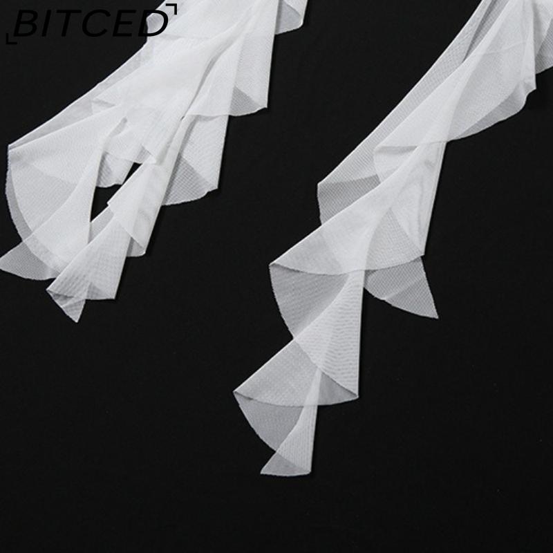 BITCED Spring Women's Solid-Colour Slim-Fit Streetwear Off-the-Shoulder Sleeveless Backless Top