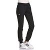 Adidas Vintage Logo Printed Knit Sports Pants Women Pants Black AJ4592