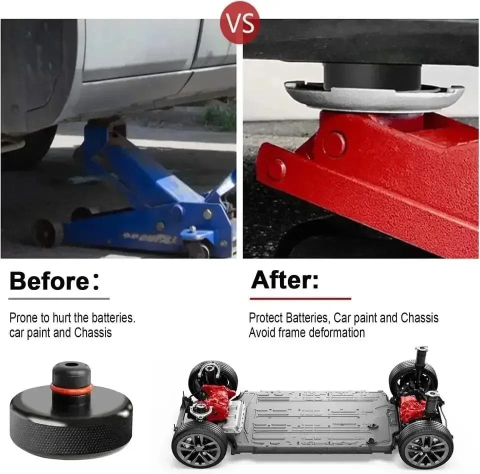 For Tesla Silicone Jack Lift Pad Point Adapter For Tesla Model 3 Model Y Model S Model X