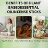 30/60/120Pcs Aromatherapy Incense Sticks Mixed Set Natural Fragrances Lavender Rose Ocean Incense Stick for Home Yoga Meditation