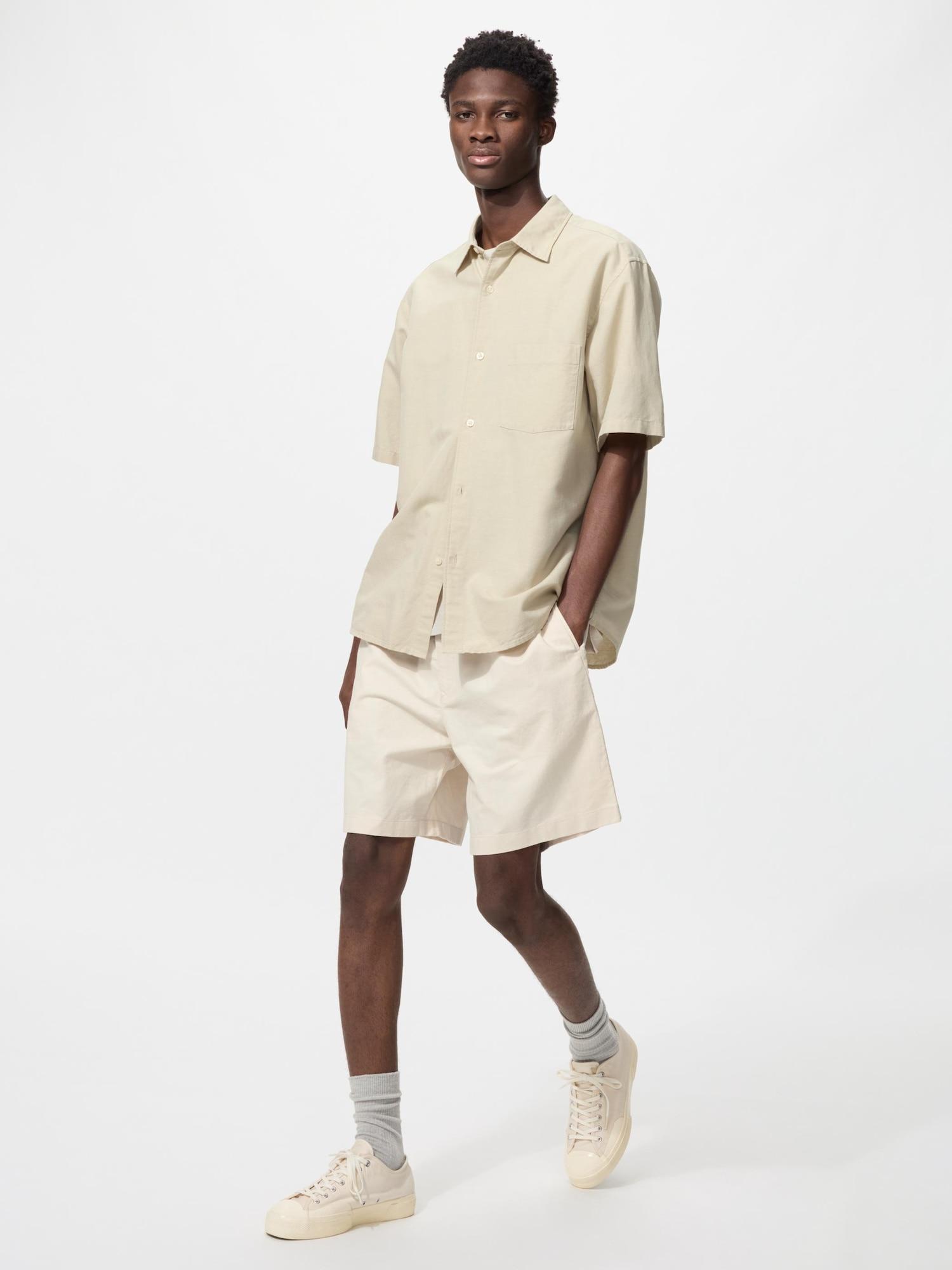 

Uniqlo Japan Льняные легкие шорты 30 NATURAL/XS