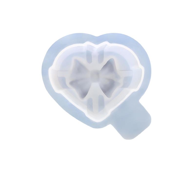 Food Grade Silicone Candle Mould Heart Shape Gift Box Designs for Festive Projects and Home Decoration