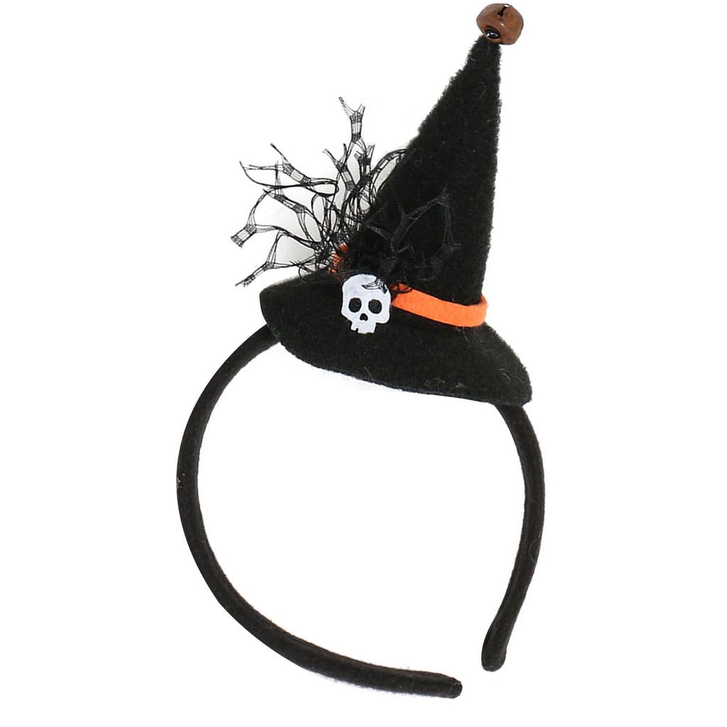Witch Headband For Halloween Parties Comfortable Adjustable Costume Accessory Cosplay Headpiece For Adults Kids
