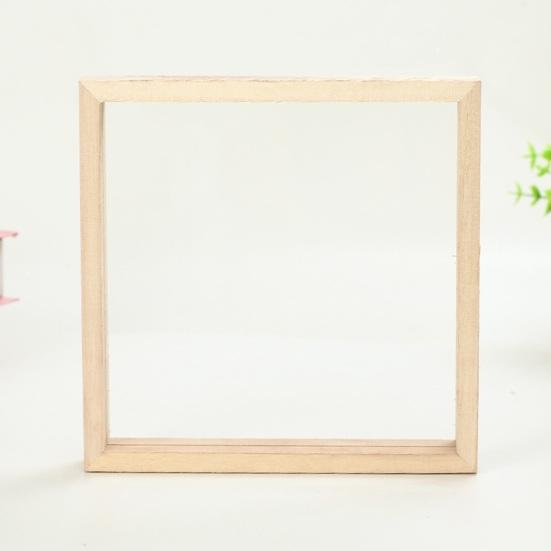 Picture Frame Burr-free Handcraft Transparent Decorative DIY Rounded Edges Kindergarten Children Craft Painting Frame Studio Supply