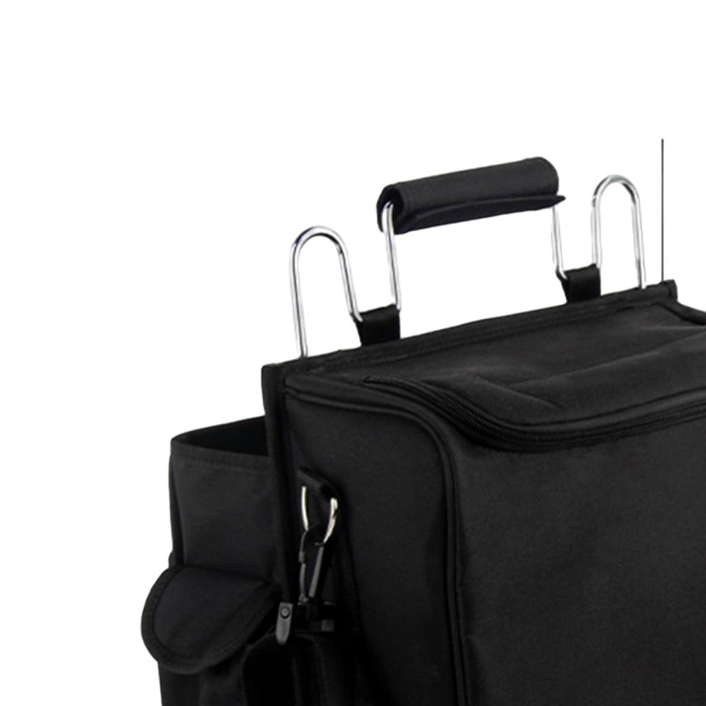 Verstellbarer Friseur-Organizer mit Taschen Reise-Barbierkoffer Große Kapazität für Haarpflegegeräte Friseurwerkzeugtasche