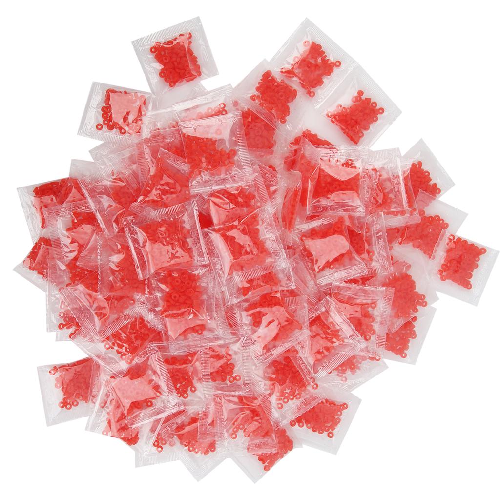 100 Bags Rubber Bands Fishing Pellet Bait Bands Match Coarse Fishing Terminal Tackle3x1mm