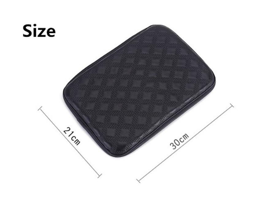 Car SUV Armrest Pad Cover Auto Center Console Box Leather Cushion Pads Universal