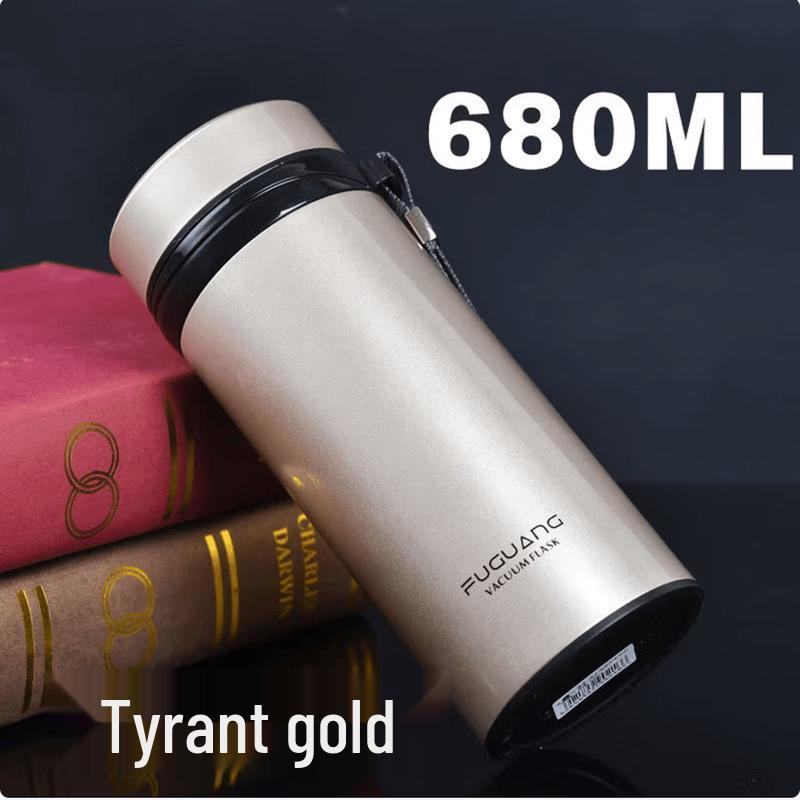 FUGUANG FGL-3571 680ml Stainless Steel Insulated Tumbler with Tea Infuser