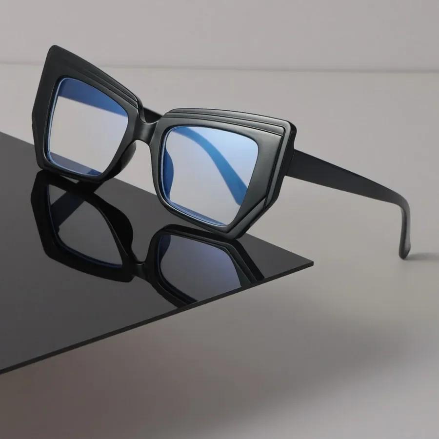 Minimalist Luxury Transparent Glasses Cool Square Frame Eyeglass Women Men Cool Clear Lens Frame Glasses