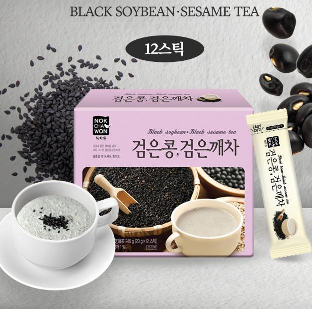 Nutritious Black Bean & Black Sesame Stick Tea for Daily Energy