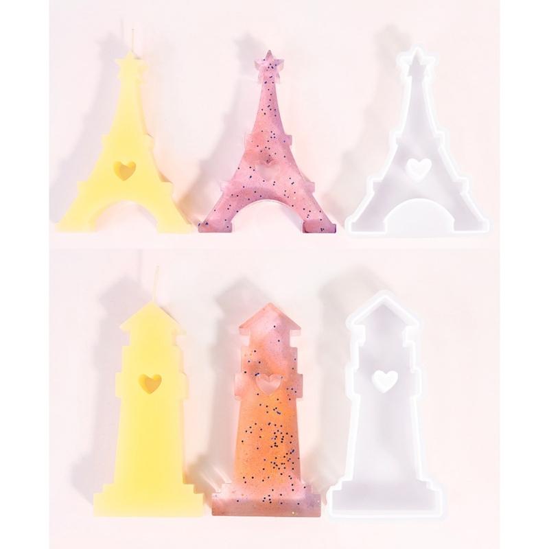Architecture Candle Molds Building Silicone Moulds Casting Molds Handmade Resin Molds DIY Soap Molds for Candle Making