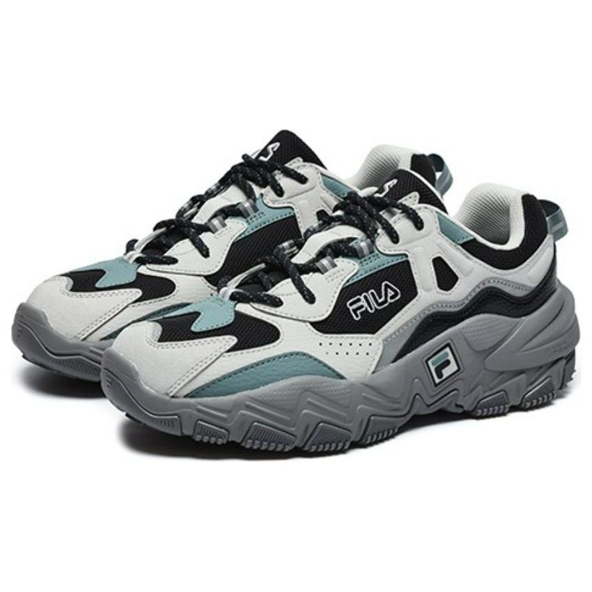 FILA Predator 2 Fabric Synthetic Leather Sports Retro Low-Top Lifestyle Casual Shoes Men sneakers Caviar-Gray F12M232140FCA