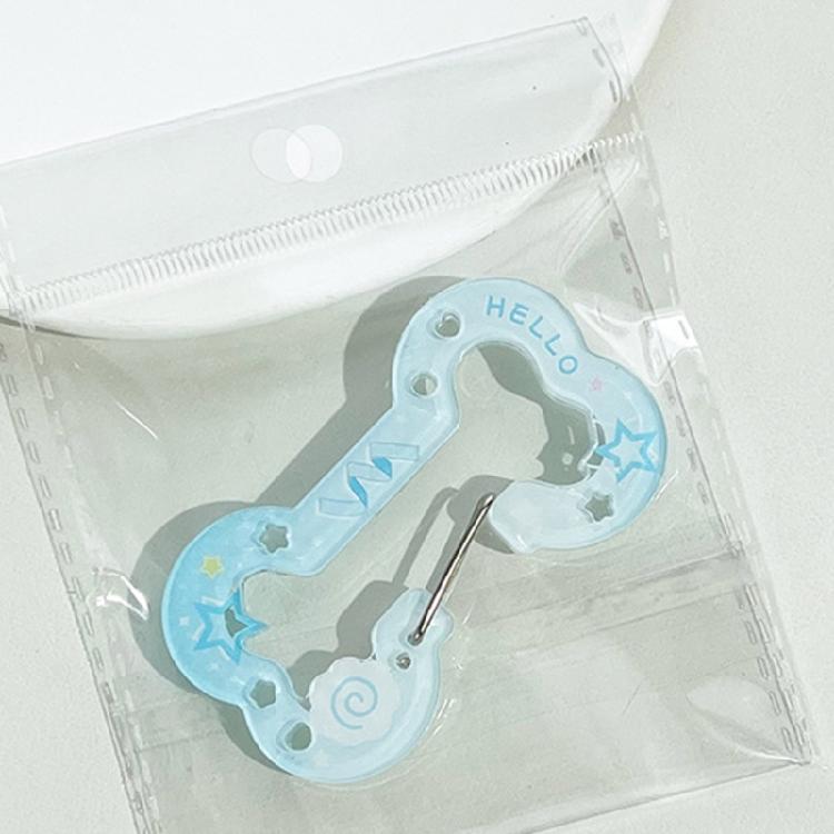 Künstlerischer Hohler Knochen Schlüsselanhänger für Mädchen Mode Schmuck Organizer Robustes Acrylmaterial Kundenspezifische Farboptionen