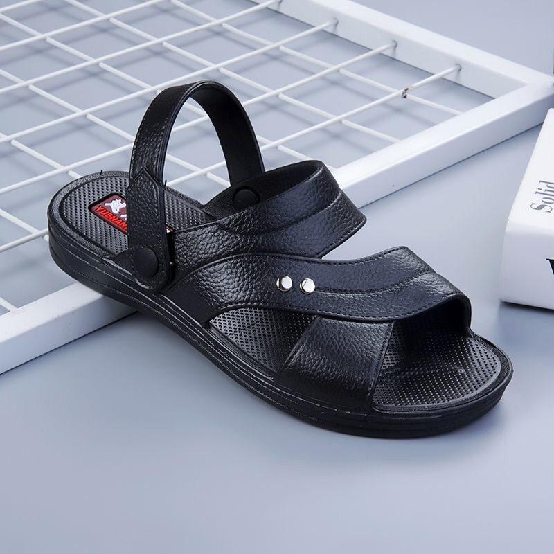 Мужские нескользящие износостойкие сандалии на толстой подошве Мужские сандалии и тапочки — фото 10