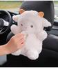 Kawaii Car Tissue Box Plush Doll Piggy Sheep Napkin Tissue Paper Holder Car Styling Portable Paper Case Home Napkin Paper Holder