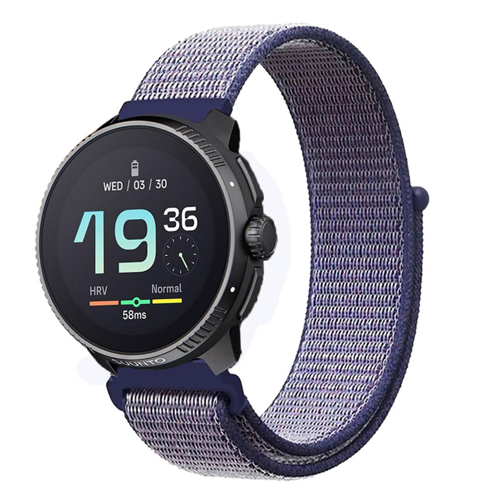 22mm Nylon Loop Watch Strap For Suunto Vertical Race Watchband For Suunto 5 9 Peak Pro Bracelet Replacement Wristband