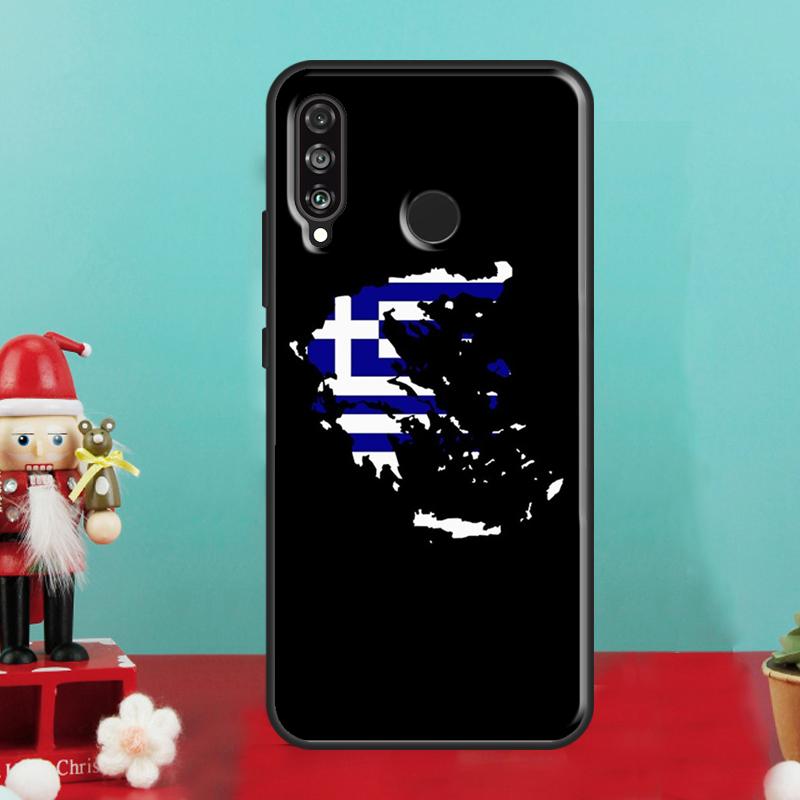 Greece Greek Flag For Huawei Nova 12i 12s 11i 5T Y90 Y70 Y60 Y61 Y91 Y72 9 10 SE P60 Pro P20 P30 P40 Lite Case