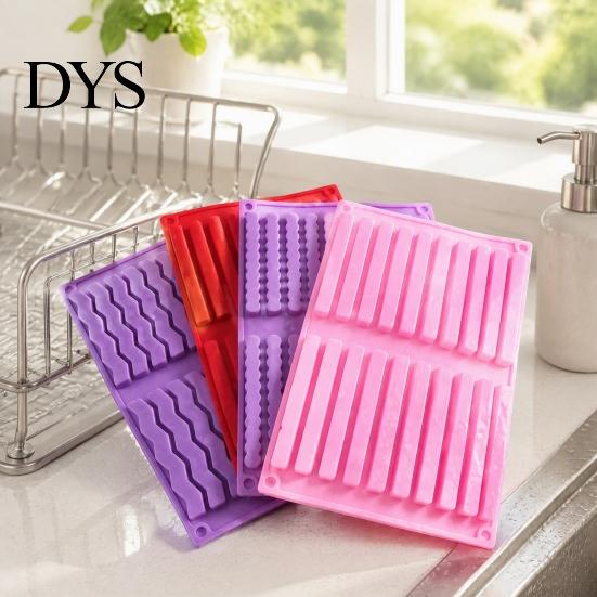 Kitchen Baking Supplies Silicone Chocolate Mold, 20 Cavities Non-stick Flexible Tray, Heat Resistant Mold Food-grade for Homemade Candy Bars