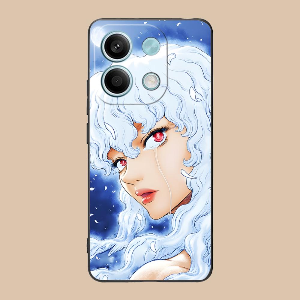

Anime Griffith Phone Case for POCO M7 M6 M5 M4 M3 X7 X6 X5 X4 X3 Pro GT 5G Soft TPU Shockproof Cover Poco X3 GT