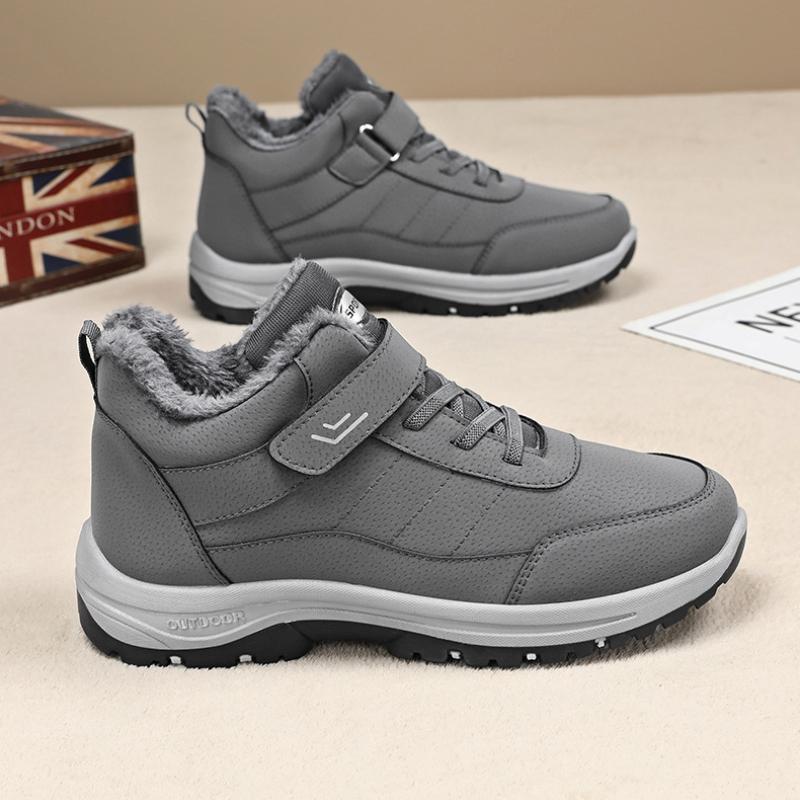 Men's and women's cold soft thick sole heightened outdoor thickened warm lightweight comfortable stirrup ground cotton shoes snow boots cotton shoes