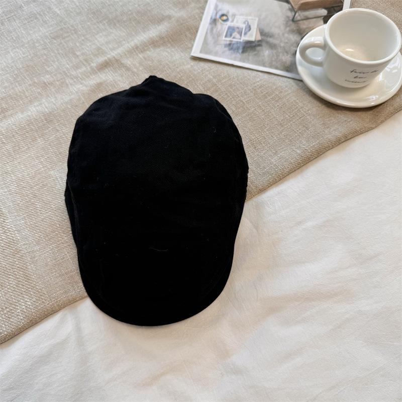 High Quality Solid Color Retro Style Beret Children Keep Warm Show Face Small Fashion Versatile Newsboy Hat Cap
