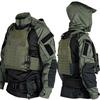 Tactical Combat Shirts Men Long Sleeve Breathable T-shirt Camo Hooded Quick Dry CS Paintball T-Shirt Tops Wear-resisting