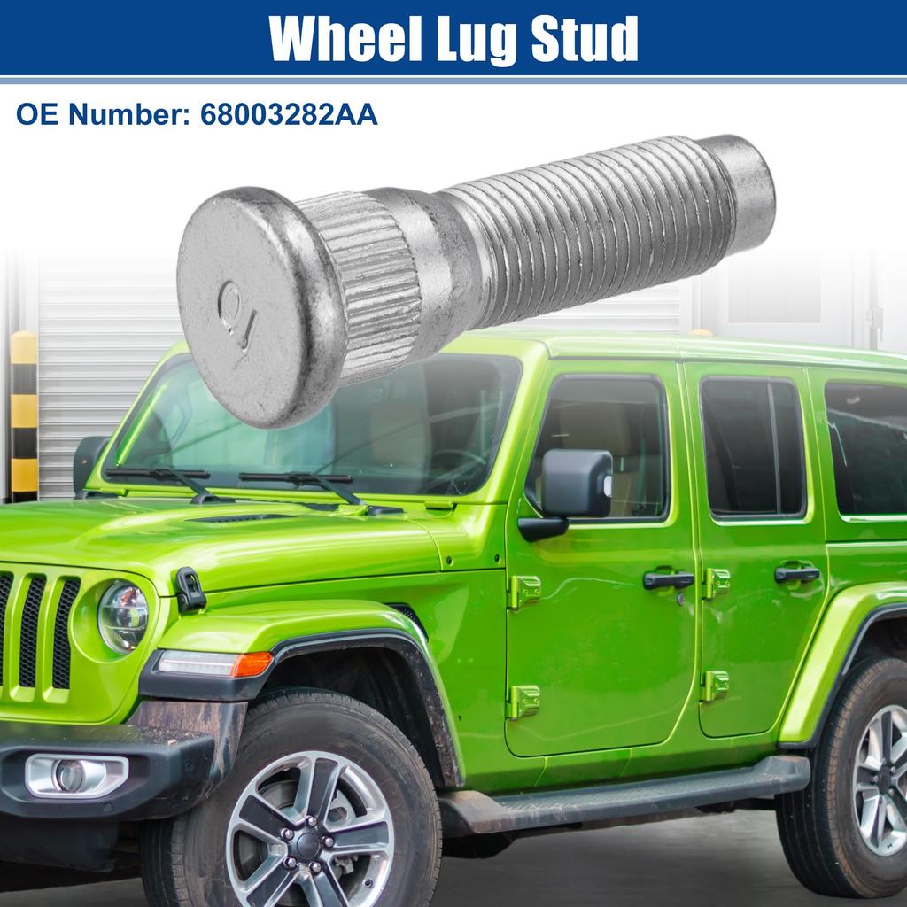 ACROPIX Borchie Ruota Anteriori o Posteriori Adatte 13mm-20 Jeep Wrangler Adatte 2011 2017 Liberty 2008 2012 Numero 68003282AA 5pz