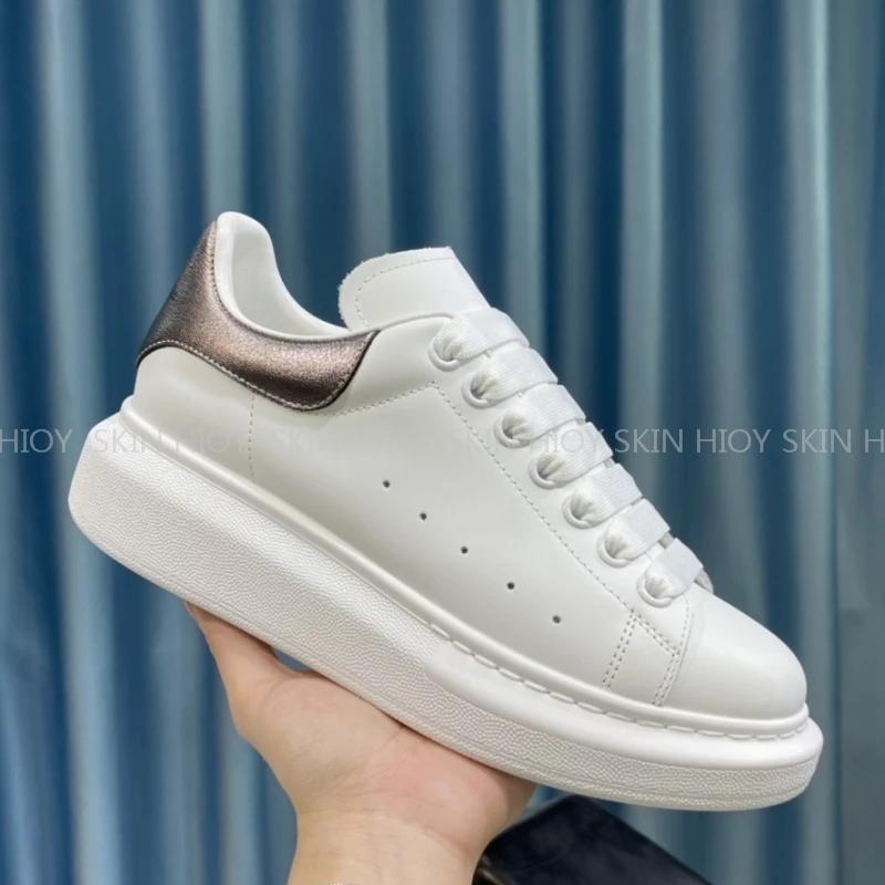 2025 Fashion Women Sneakers Plus Size 35-46 Top Quality Leather Men Casual Shoes Canvas Sneaker Men Sport Running Walking Shoes