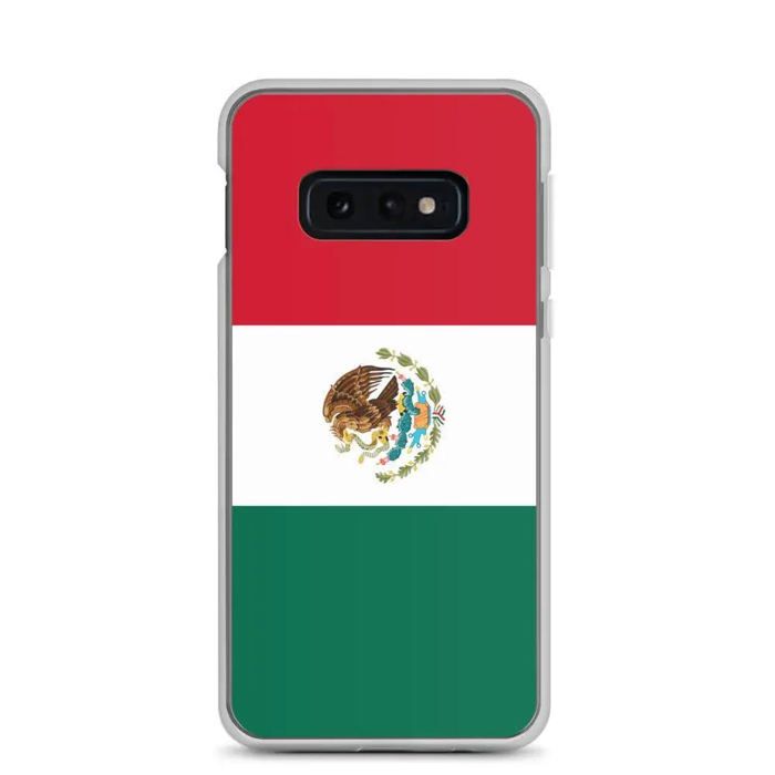 Coque Téléphone - Samsung - Galaxy S21 Plus - Drapeau Mexique - Souple - Multicolore