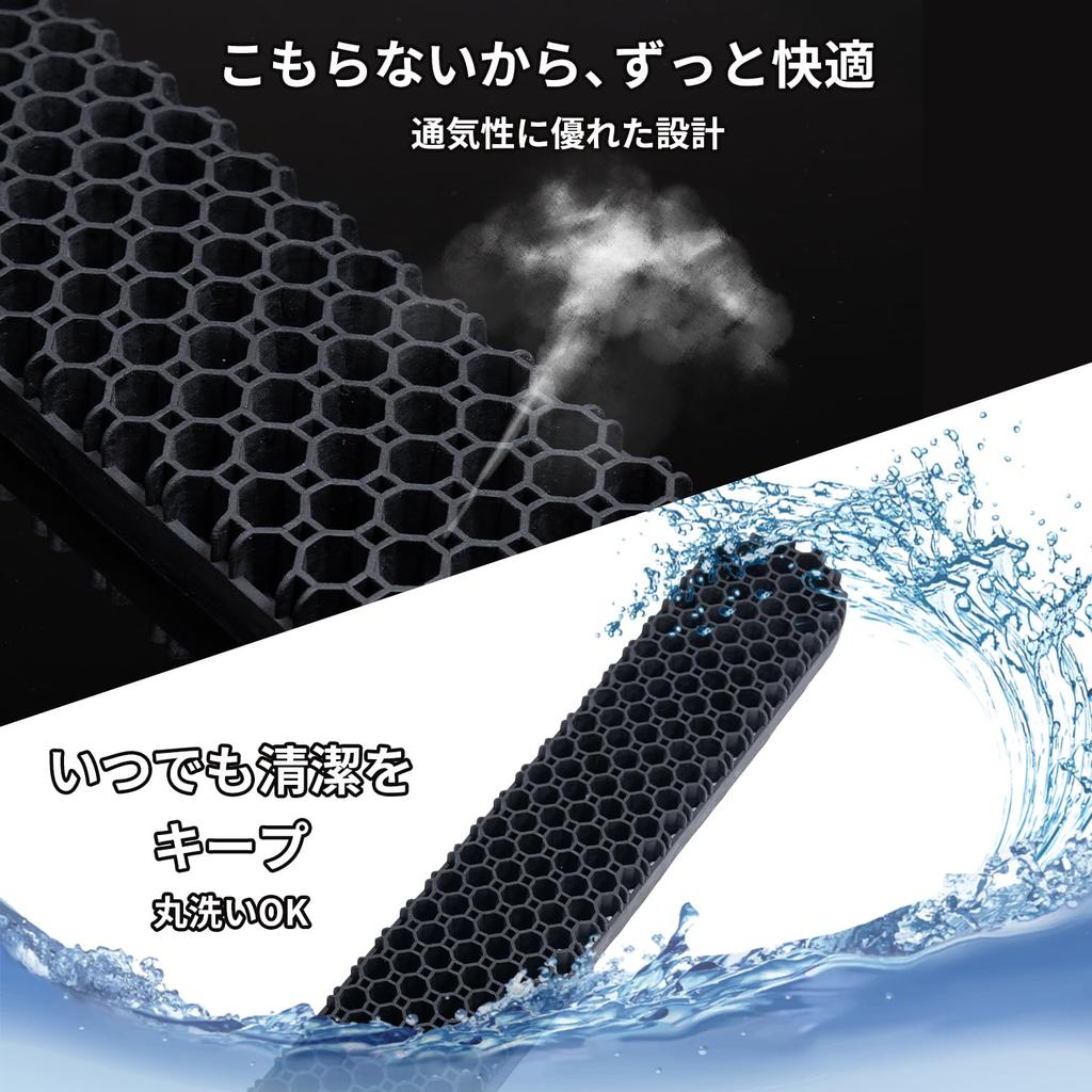 Washable Wrist Keyboard Palm Octagonal TPE Ergonomic Work Efficiency Improvement Item [Durability Tested] Rest, Rest, Structure, Material, Design,