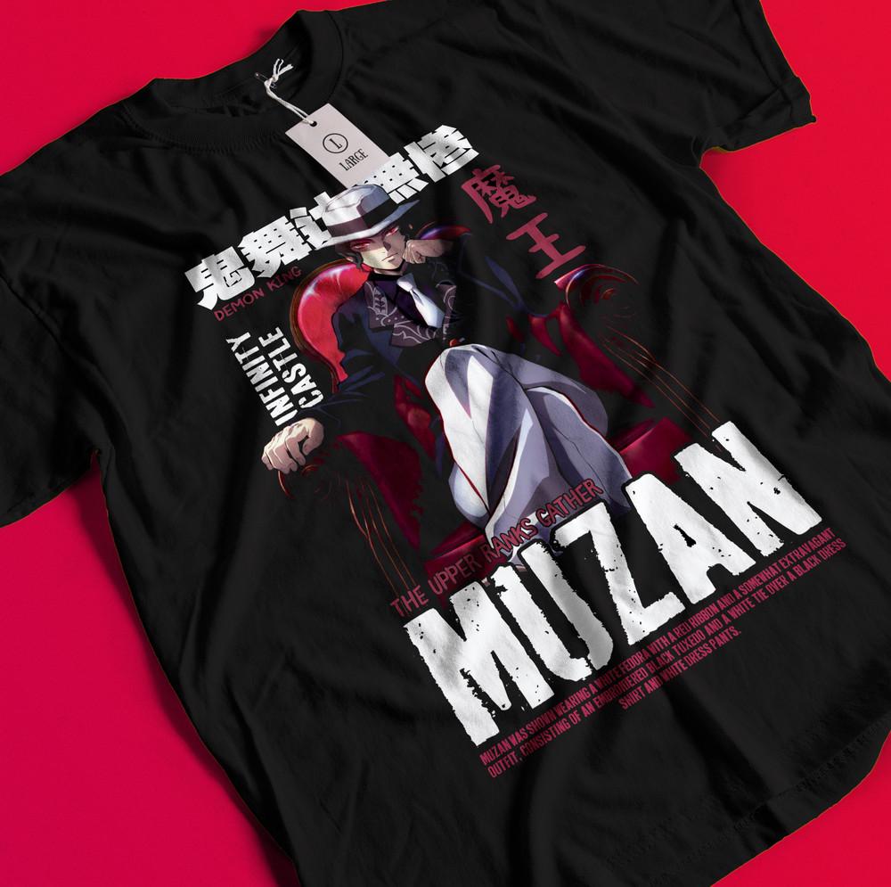 

Demon Slayer Shirt Muzan Tshirt Zenitsu T-Shirt Akaza Muzan Tanjiro Doma Nezuko BB420 M