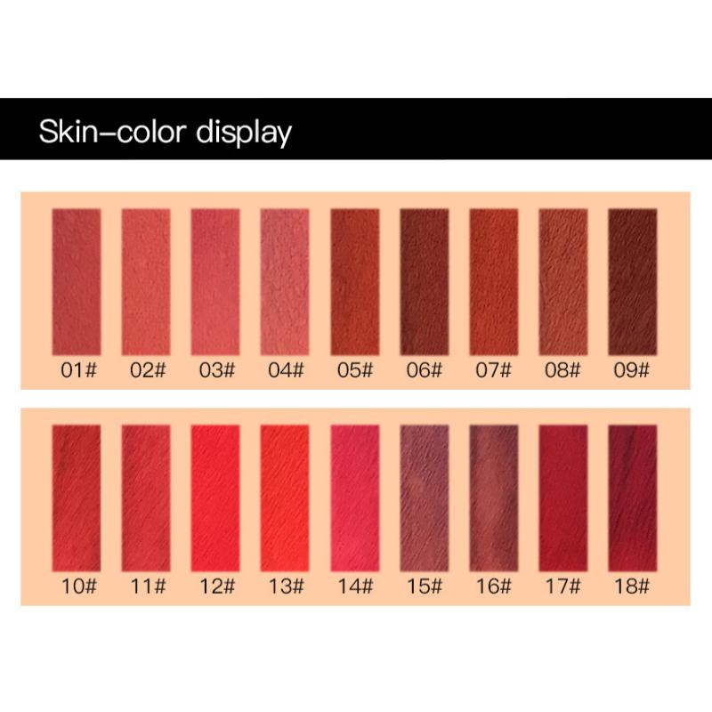 Pudaier 's New Non-stick Cup Lip Gloss Nude Matte Non-fading Lipstick Waterproof Lip Makeup