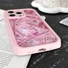 Pink Dollars Full-Coverage Banknote Design Silicone Phone Case For iPhone 16 15 14 13 12 11 Pro Max X XS XR 7 8 Plus Cover