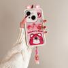 KEYSION Cute Ear 3D Cartoon Case for TECNO Spark Go 1 1S Go 2025 with Bracelet Silicone Shockproof Phone Cover for TECNO Pop 9 4G