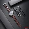 20mm 22mm Genuine Leather Watchband Vintage Brown Black Cowhide Watch Strap for IWC Pin Buckle Bracelet Soft Universal Wristband