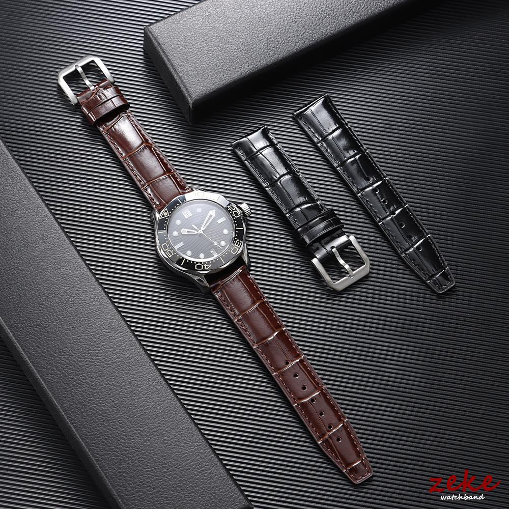 20mm 22mm Genuine Leather Watchband Vintage Brown Black Cowhide Watch Strap for IWC Pin Buckle Bracelet Soft Universal Wristband