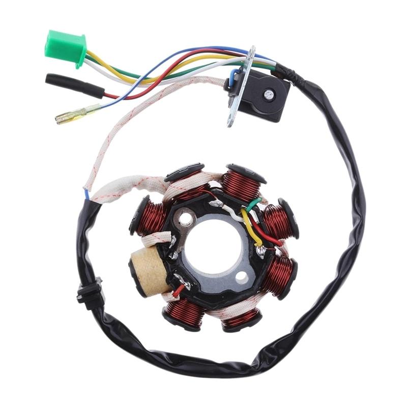 A30F-GY6 Engine Magneto Stator Generator Coil 157QMJ For GY6 Engine 125Cc 150Cc ATV Scooter Accessories