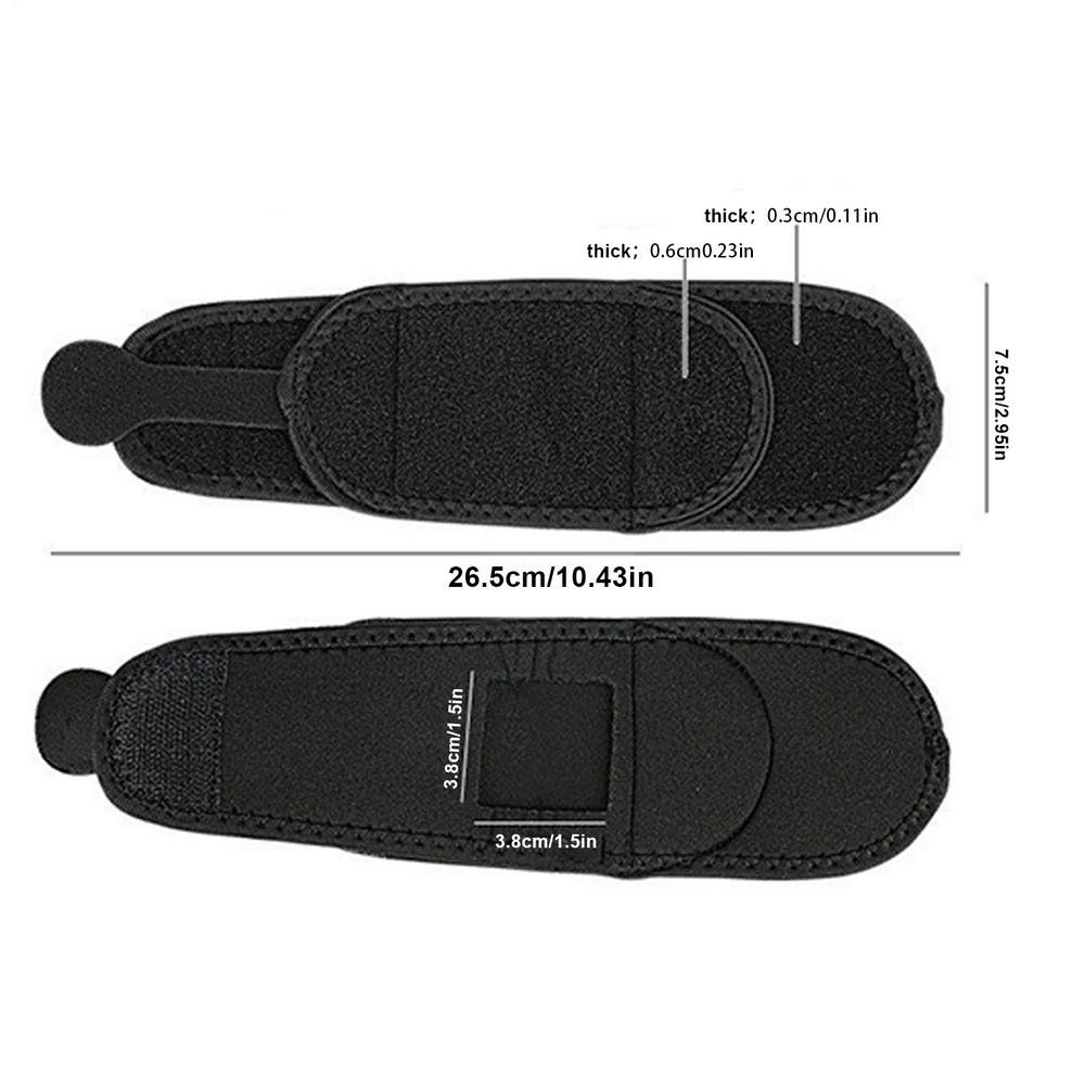 

Спортивний Компресійний Фітнес Бадмінтон Захист від Розтягнень Намотування Захист Зап ястя Дихаючий Регульований Ремінець Долоня Руки чорний