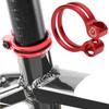 Aluminum   Alloy Bike Lock Seat Clamp with Screw Nut for Mountain Road  